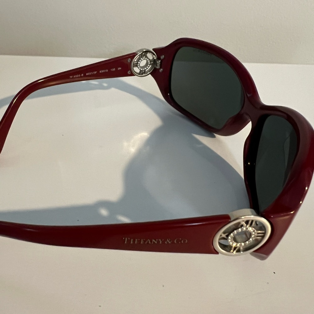 Authentic Tiffany & Co Red Sunglasses. Only worn a few times